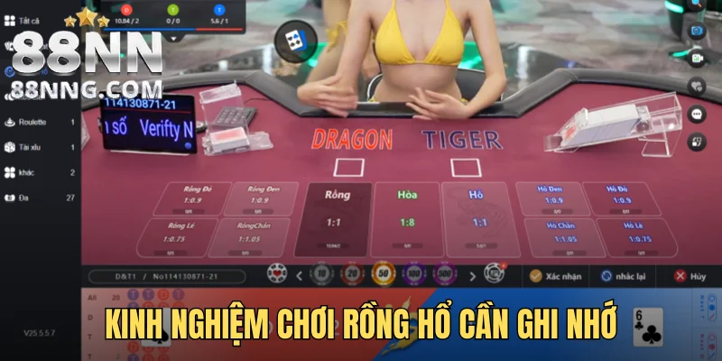 Kinh nghiệm chơi Rồng Hổ cần ghi nhớ